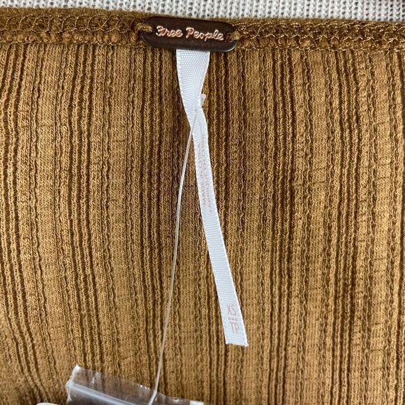 NWT Free People Inca Trail Brown Top - Picture 6 of 8